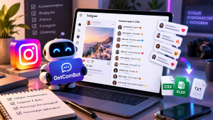 getcombot - выгрузка комментариев Instagram